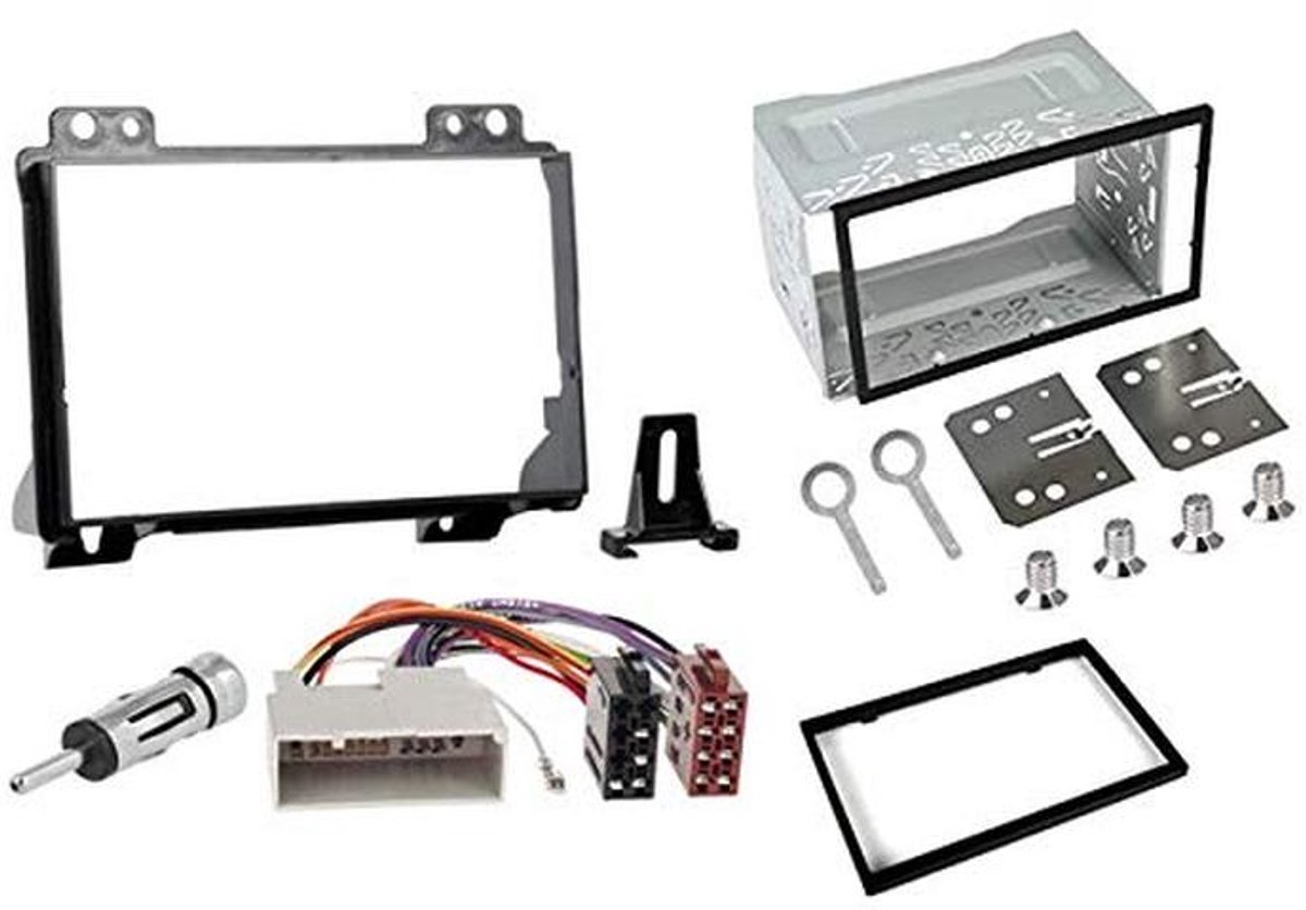 Montagekit voor 2 DIN autoradio adapter - Geschikt voor Fiesta en Fusion 2002-2005