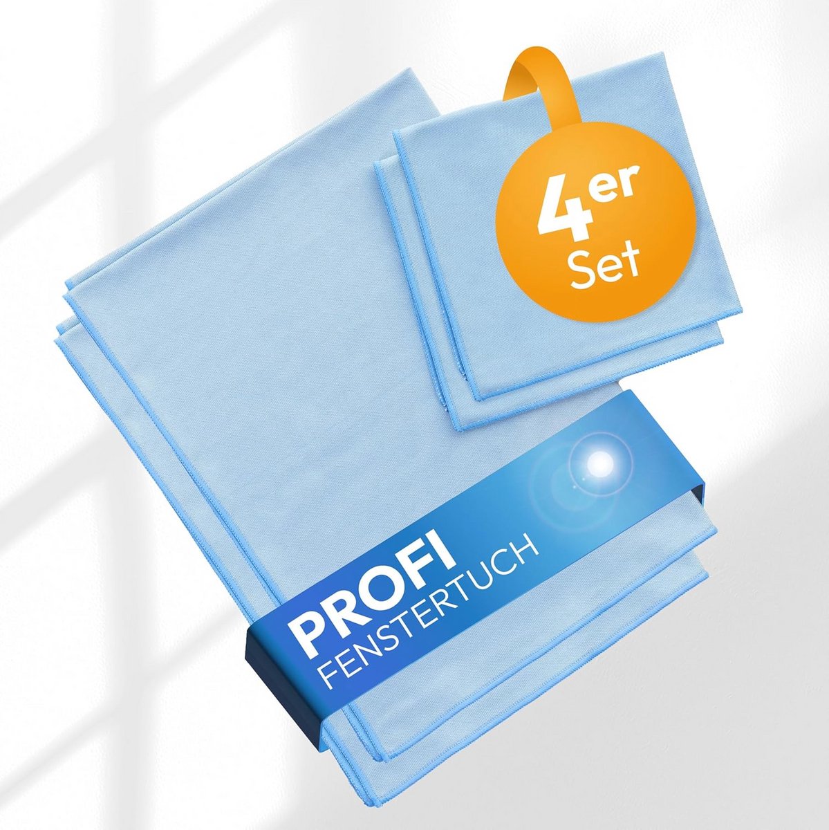 Duurzame Microvezel Ruitdoeken Set - Streepvrij en Absorberend - 40 x 40 cm & 50 x 75 cm