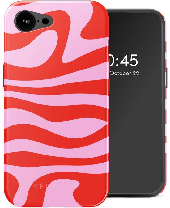 Coque Selencia - Compatible avec iPhone 16e - Coque arrière éclatante compatible MagSafe - Pink Dream