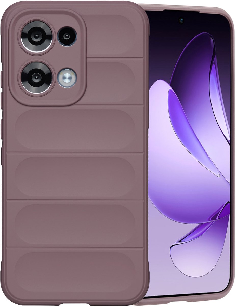 imoshion Hoesje - Geschikt voor Oppo Reno 13 - EasyGrip Backcover - Paars