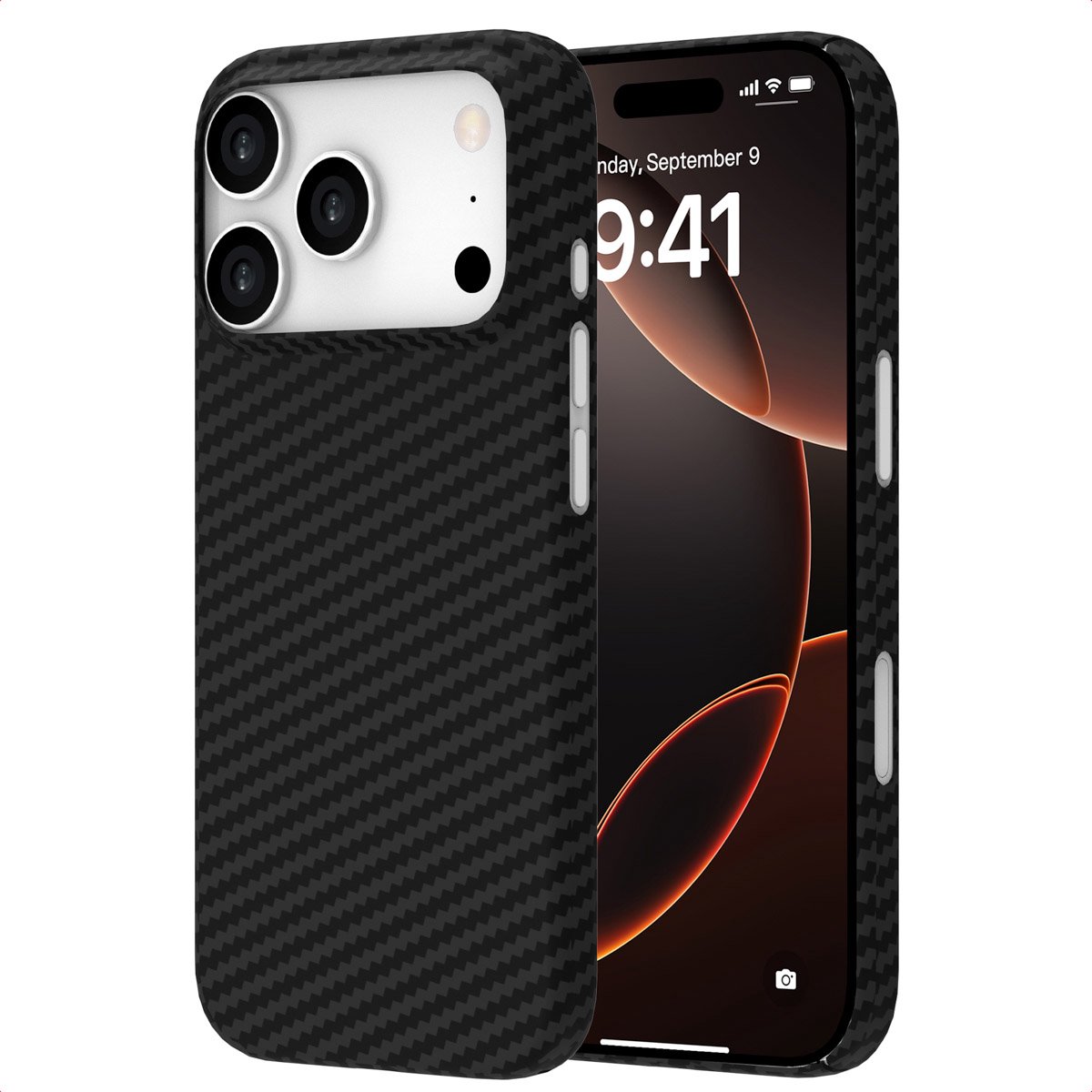 Accezz Hoesje - Geschikt voor Apple iPhone 17 Pro - backcover - Zwart