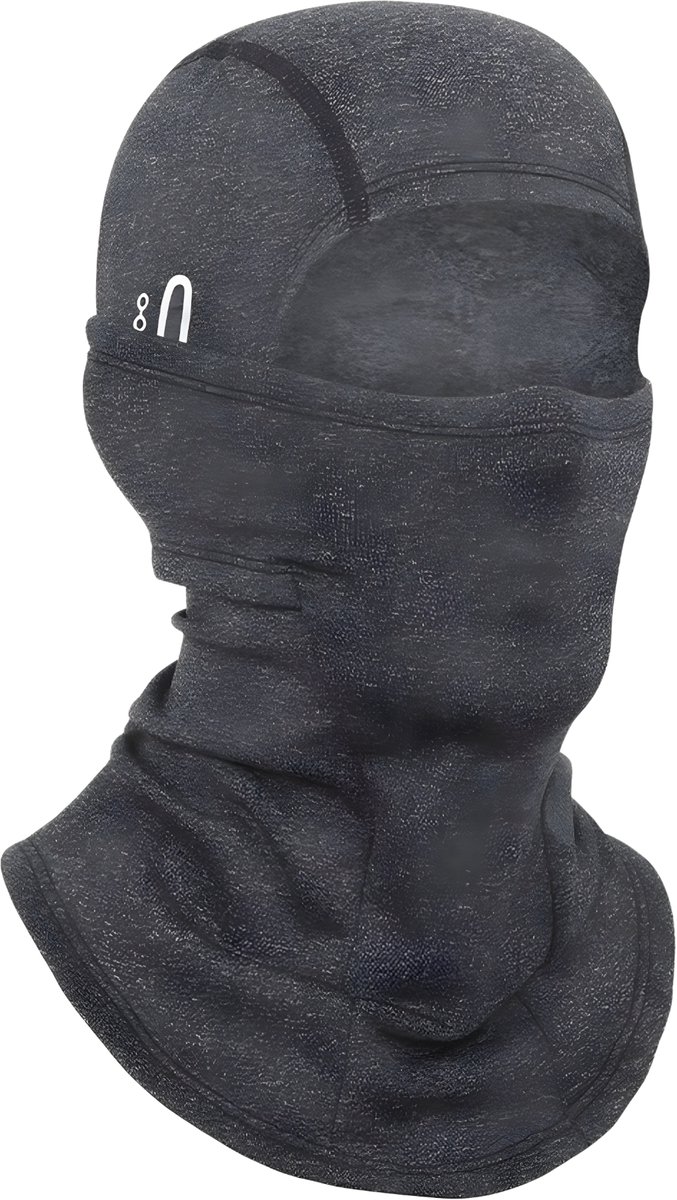Somstyle Fleece Helmmuts Balaclava voor Winter Motor Scooter Bivakmuts Donkergrijs