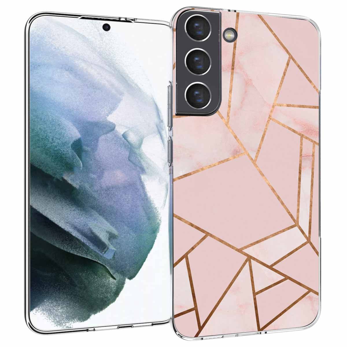 imoshion Hoesje - Geschikt voor Samsung Galaxy S22 Plus - Design hoesje - Pink Graphic