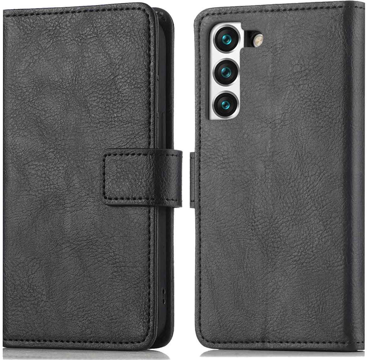 imoshion Hoesje - Geschikt voor Samsung Galaxy S22 - Luxe Bookcase - Zwart