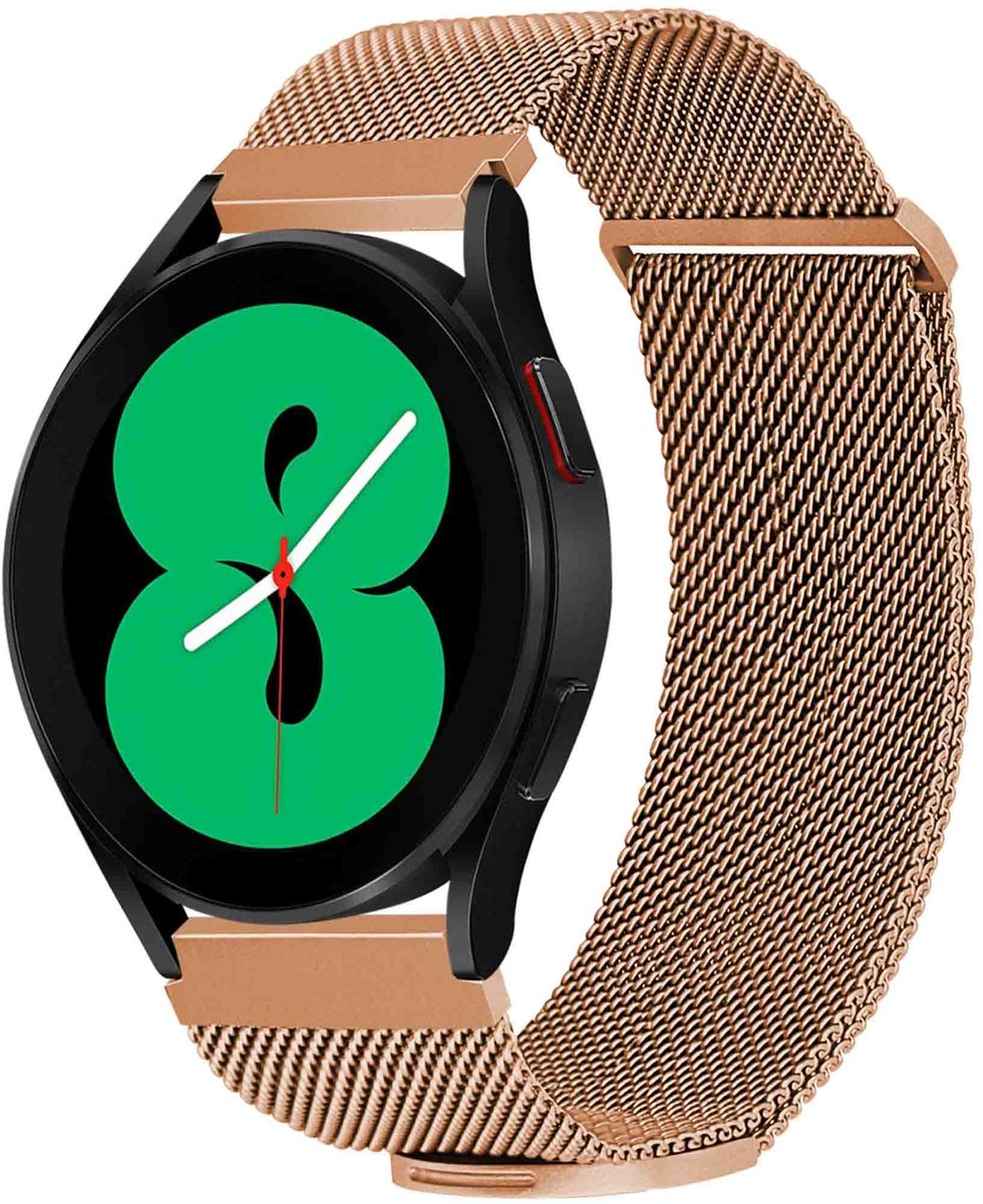 imoshion Milanees magnetisch bandje - Universeel 20 mm aansluiting - Maat M - Rosé Goud