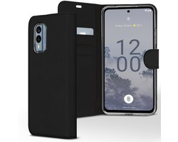 Accezz Hoesje - Geschikt voor Nokia X30 - Wallet Softcase Bookcase - Zwart