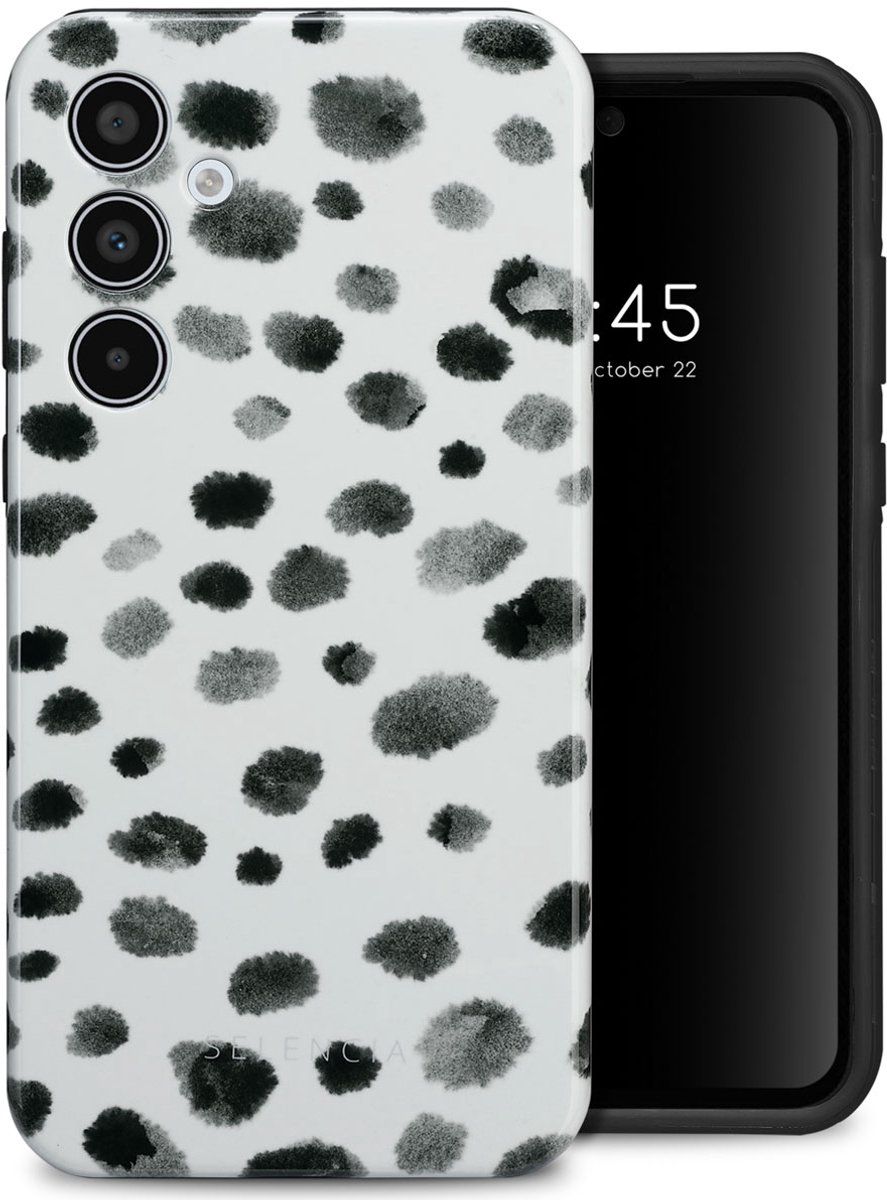 Selencia Hoesje - Geschikt voor Samsung Galaxy A35 - Backcover - Trendy Leopard