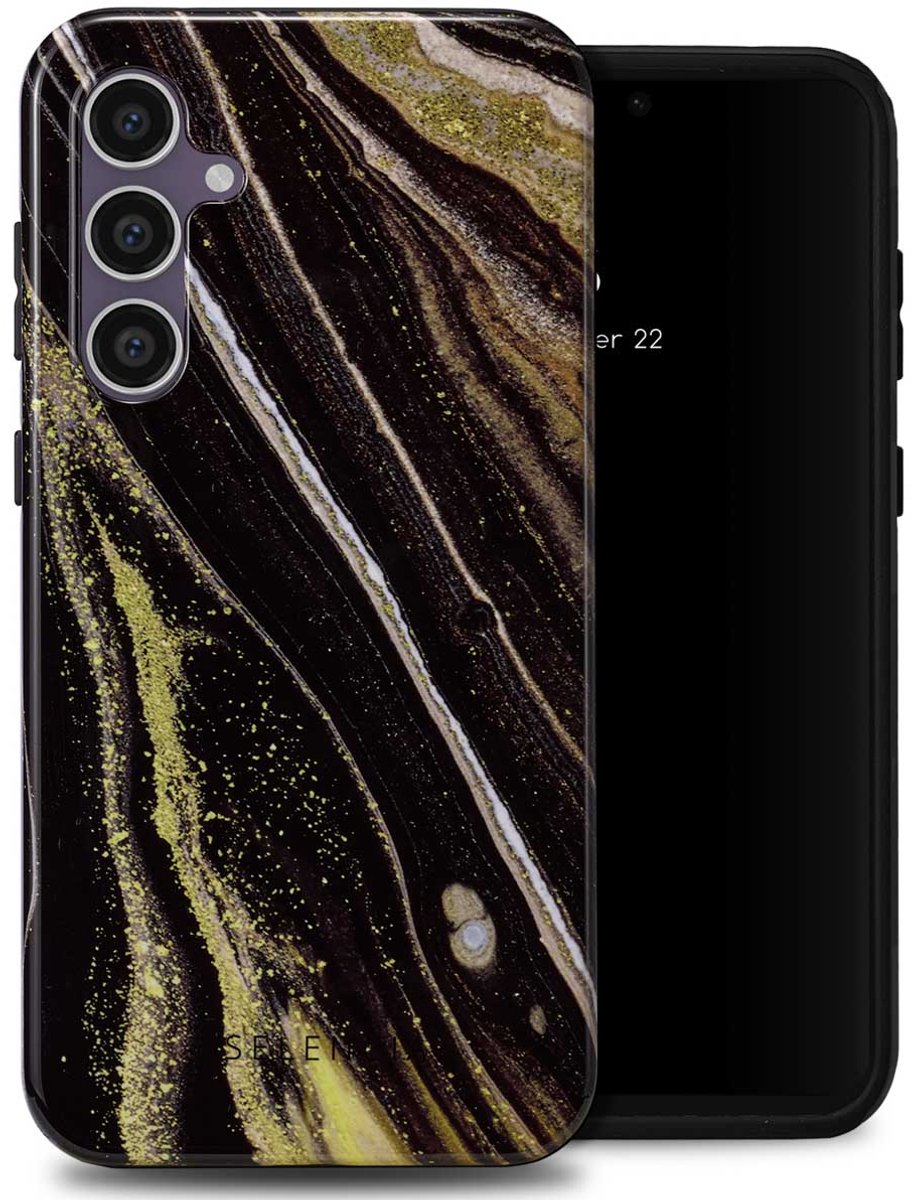 Selencia Hoesje - Geschikt voor Samsung Galaxy S23 FE - Backcover - Chic Marble