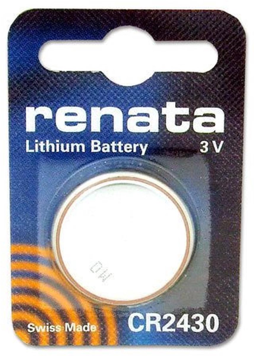 Lithium Knoopcel 3V CR2430 voor Sleutelhangers, Camera's en Horloges