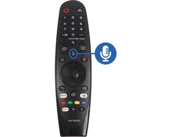 Ibley Afstandsbediening geschikt voor LG AKB75855501 (Voice) - Geschikt voor OLED, NanoCell & 4K UHD Smart TV’s