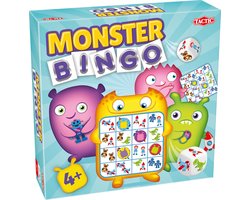 Tactic Monster Bingo – Bordspel – Bingo - Kinderbingo met Monsters – Kleurrijk en Spannend – Familie