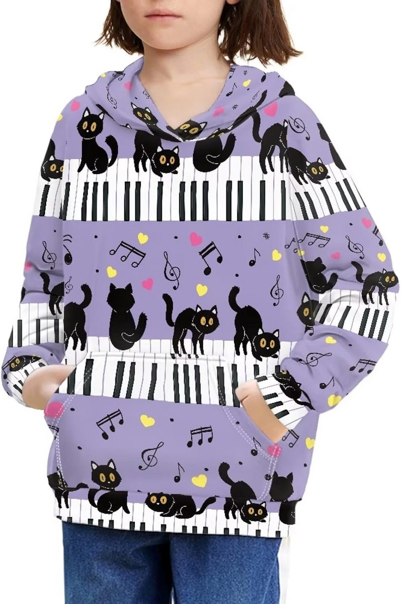 Comfortabele Hoodie voor Jongens en Kinderen - Losse Pasvorm en Lange Mouwen
