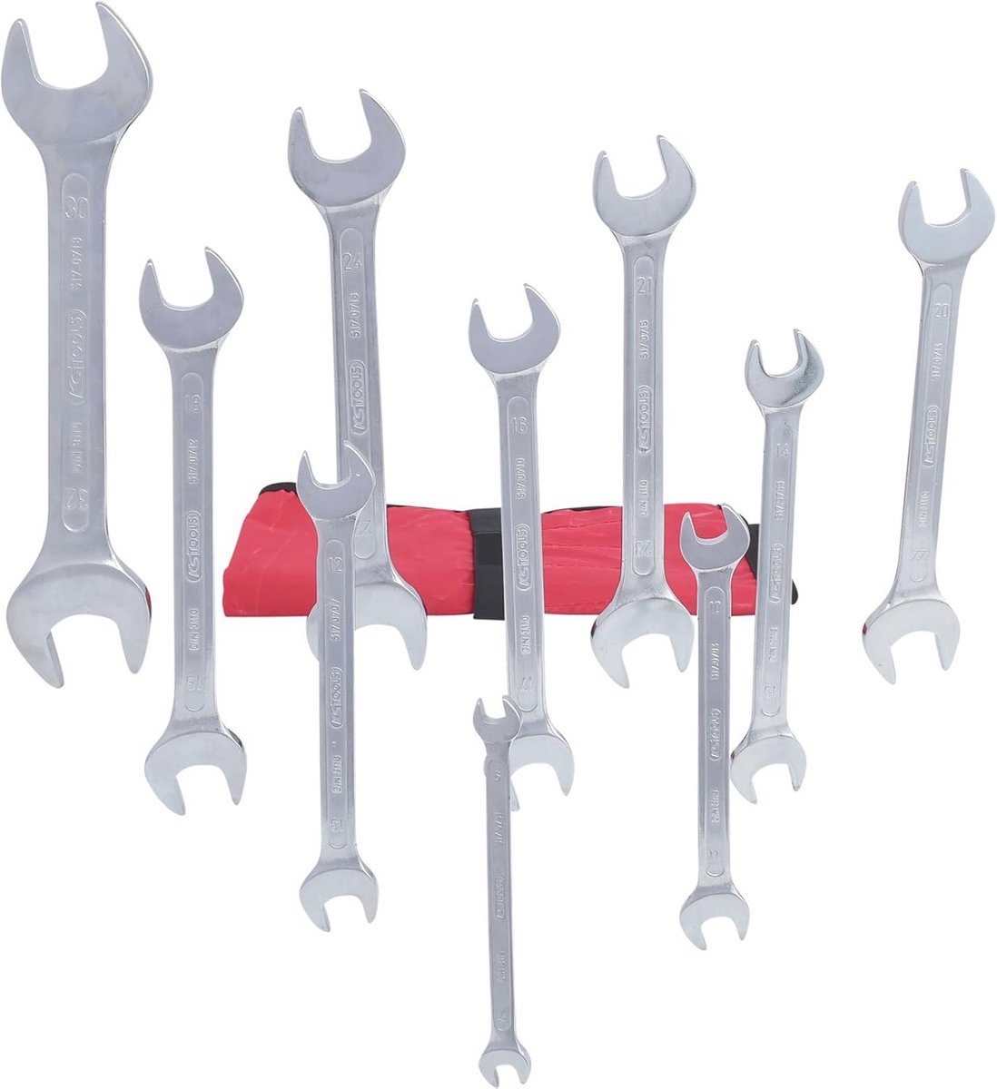 Dubbele steeksleutelset 11-dlg 6x7-30x32mm