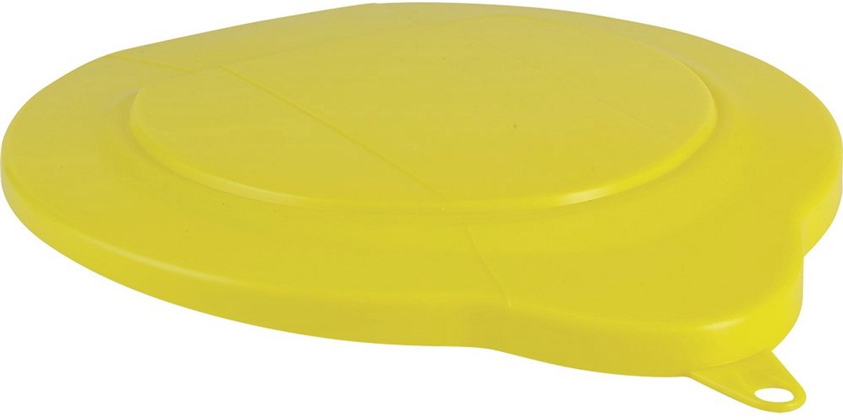 Hygiënische emmerdeksel voor 6 liter polypropyleen - 295 x 250 x 20 mm