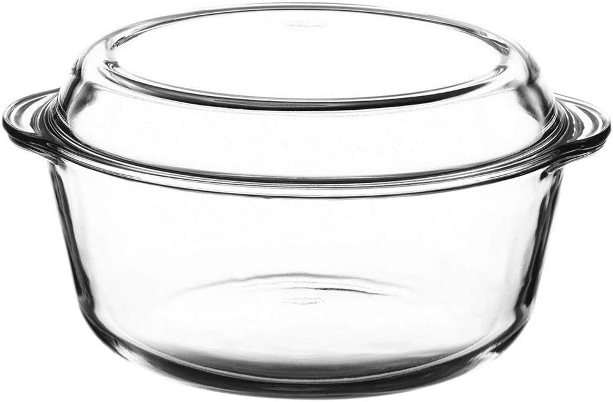 Deksel voor glazen pan van 24 cm - vlamdicht kookgerei en ovenvorm
