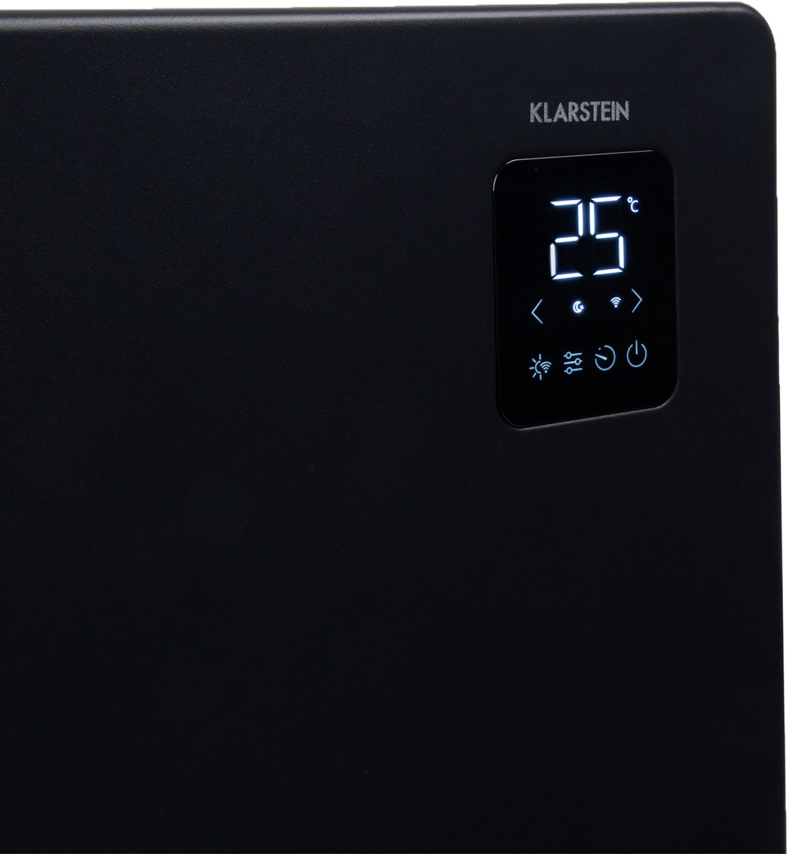 Klarstein elektrische kachel, convectiekachel, vrijstaand of wandmodel, energiebesparende elektrische kachel, app-gestuurd, stille elektrische kachel, vrijstaande elektrische radiator met thermostaat, 2500 W – foto 7