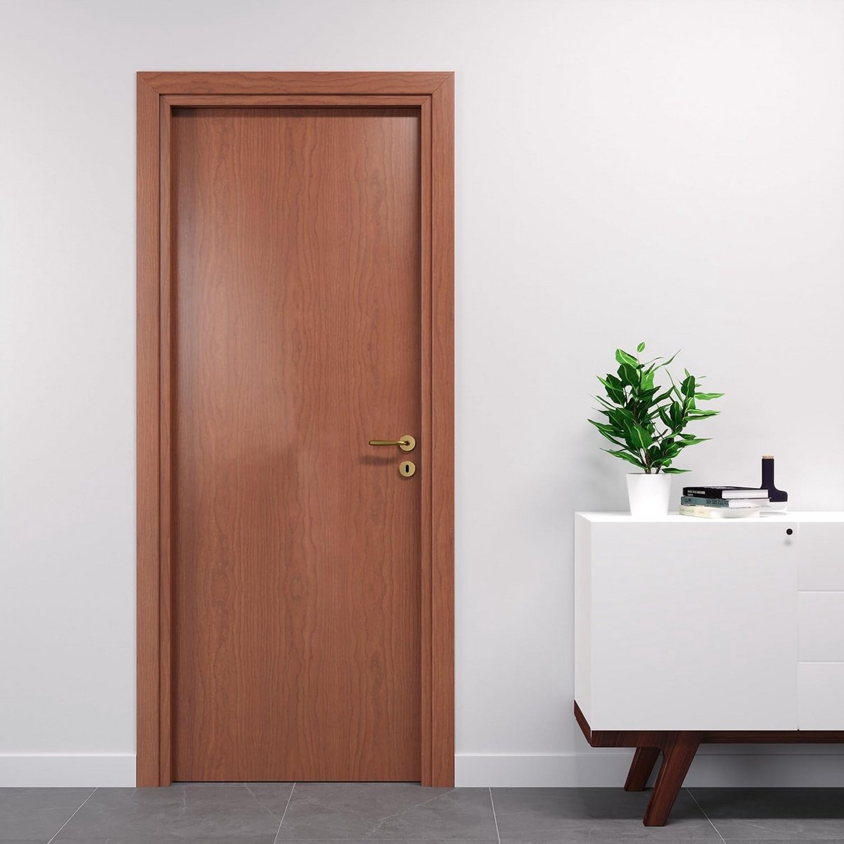 Waterdichte Laminaat Binnendeur met Houten Frame - Diverse Maten en Afwerkingen