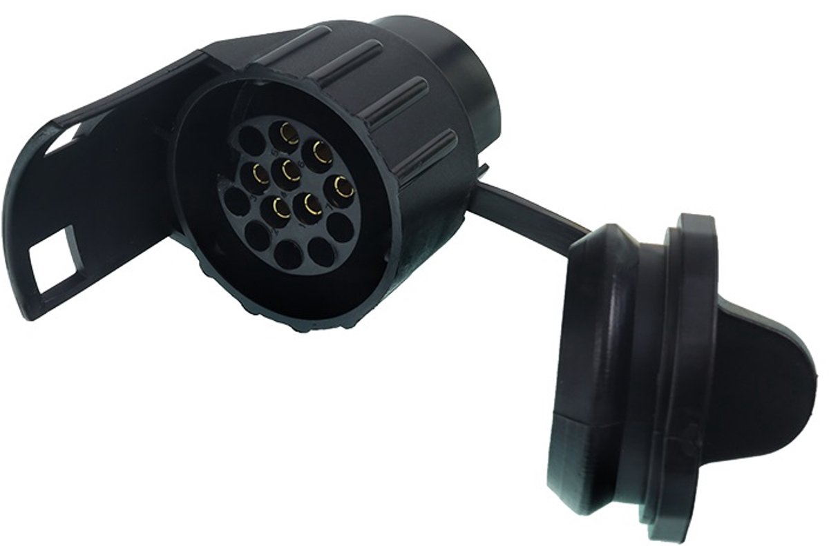 verloopstekker 7 naar 13 polig - stekker adapter - verloop stekker - overgangsstekker - traileradapter