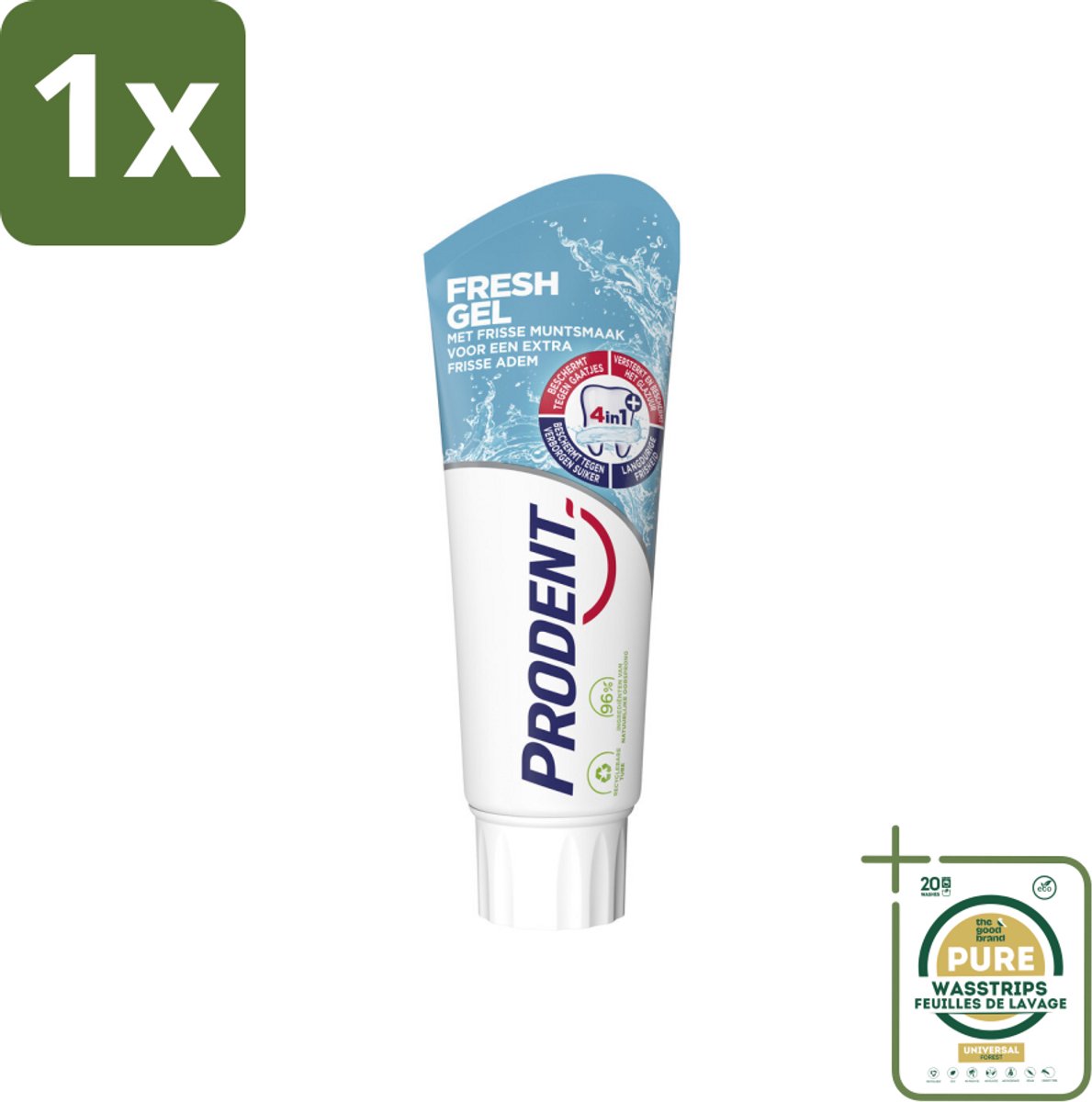 1 x Prodent – Tandpasta – Fresh Gel – 75 ml- Koffie - Koffiezetapparaat - Koffiezetapparaat Met Automatische Functie