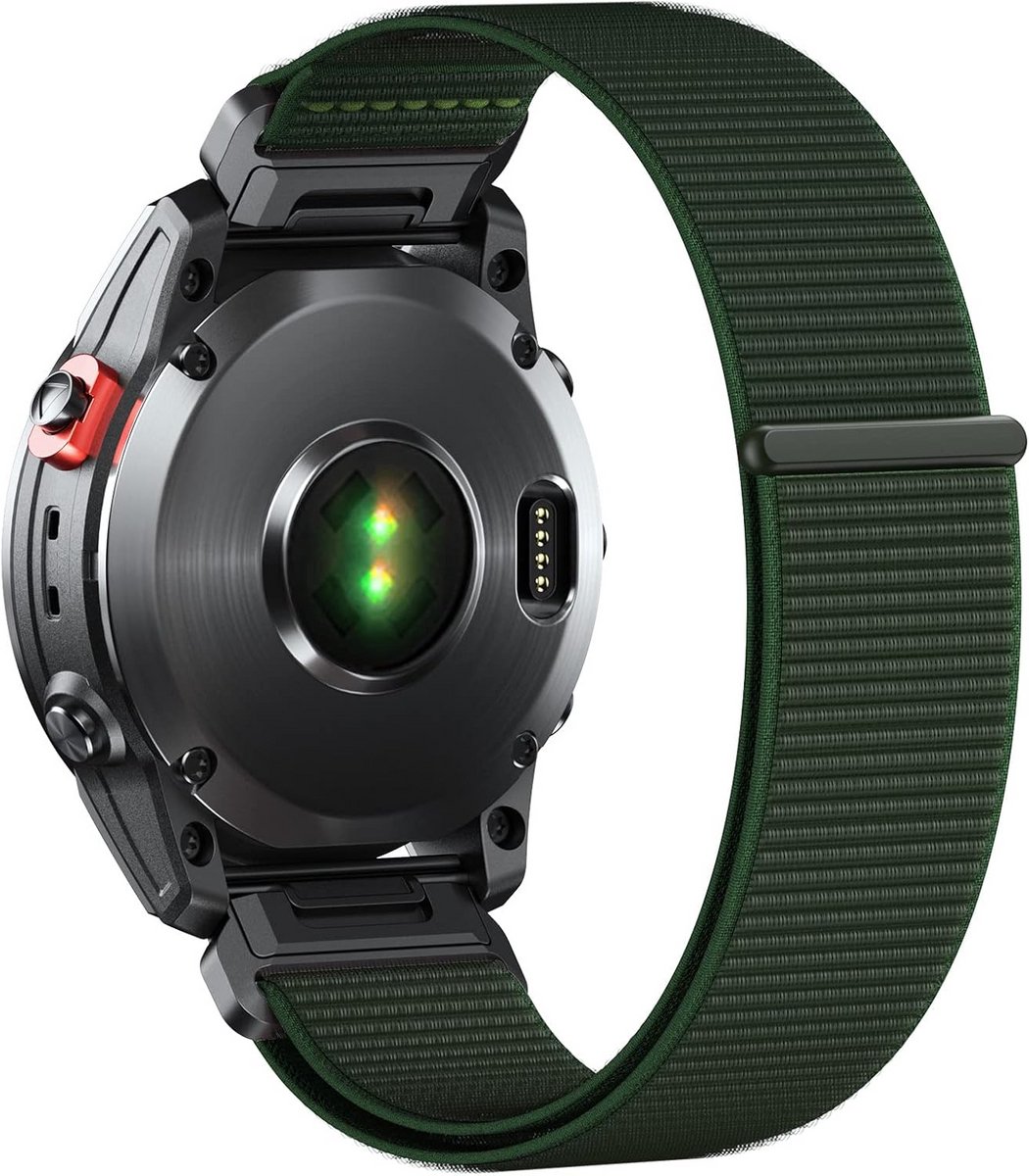 20 mm Nylon Klittenband Horlogeband voor Garmin Fenix 5s/6s/7s en Instinct 2S