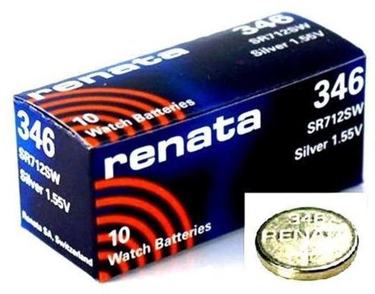 Lithium Knoopcelbatterij 346 SR712SW - Ideaal voor Horloges en Apparaten