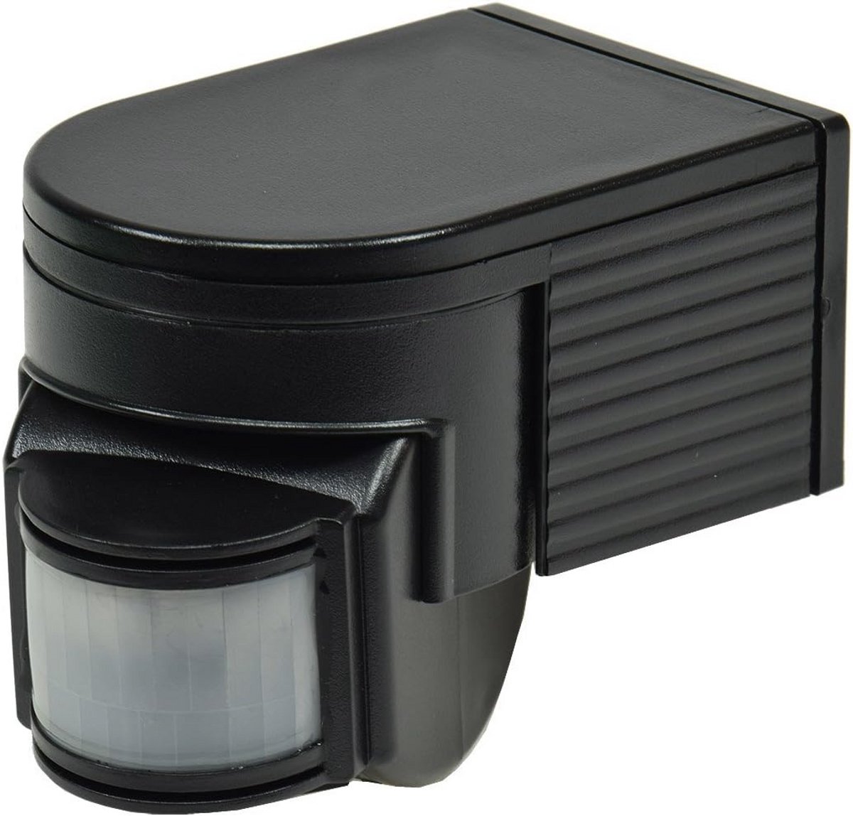 Bewegingsmelder 180 graden zwart IP44 - Bewegingssensor voor buiten met infrarotsensor
