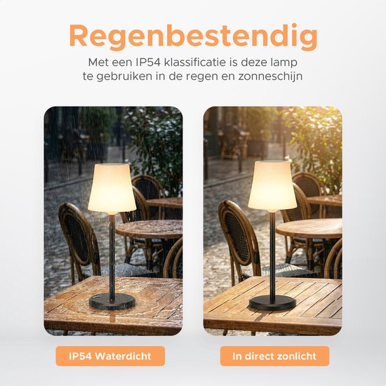 Mobstore Tafellamp Oplaadbaar - Oplaadbaar nachtlampje - Draadloos en dimbaar - 12+ kleuren - Moderne touch lamp - Industrieel - Nachtlamp Slaapkamer & Woonkamer - Tafellamp slaapkamer - Nachtlampje kinderen en volwassenen van Merkloos — afbeelding 5