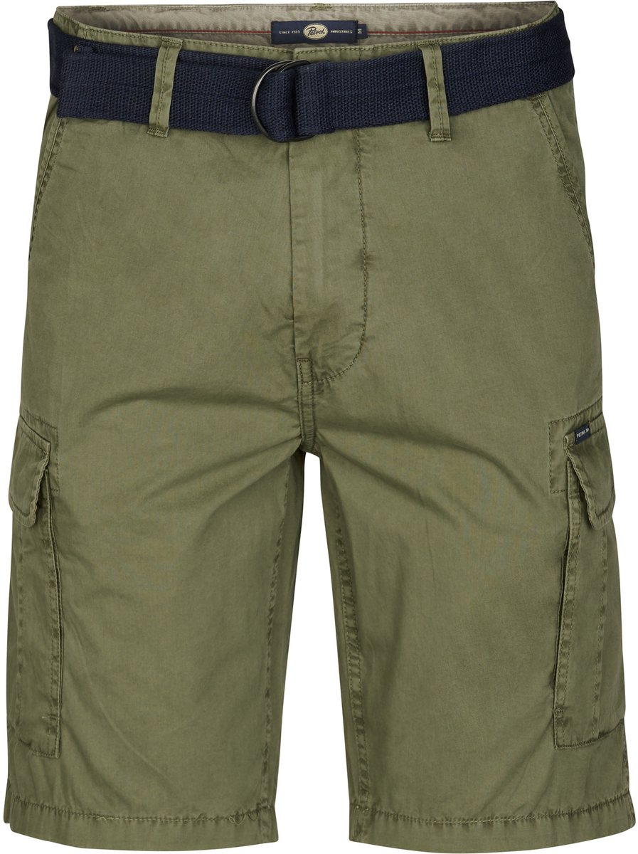 Petrol Industries - Heren Twill shorts Overdrive - Groen - Maat S