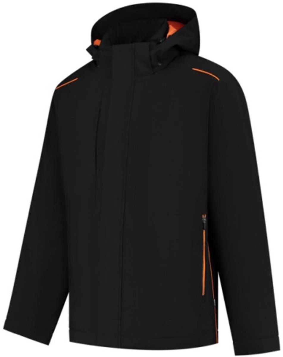 Tricorp Winter Tech Shell Accent zwart-oranje XXL