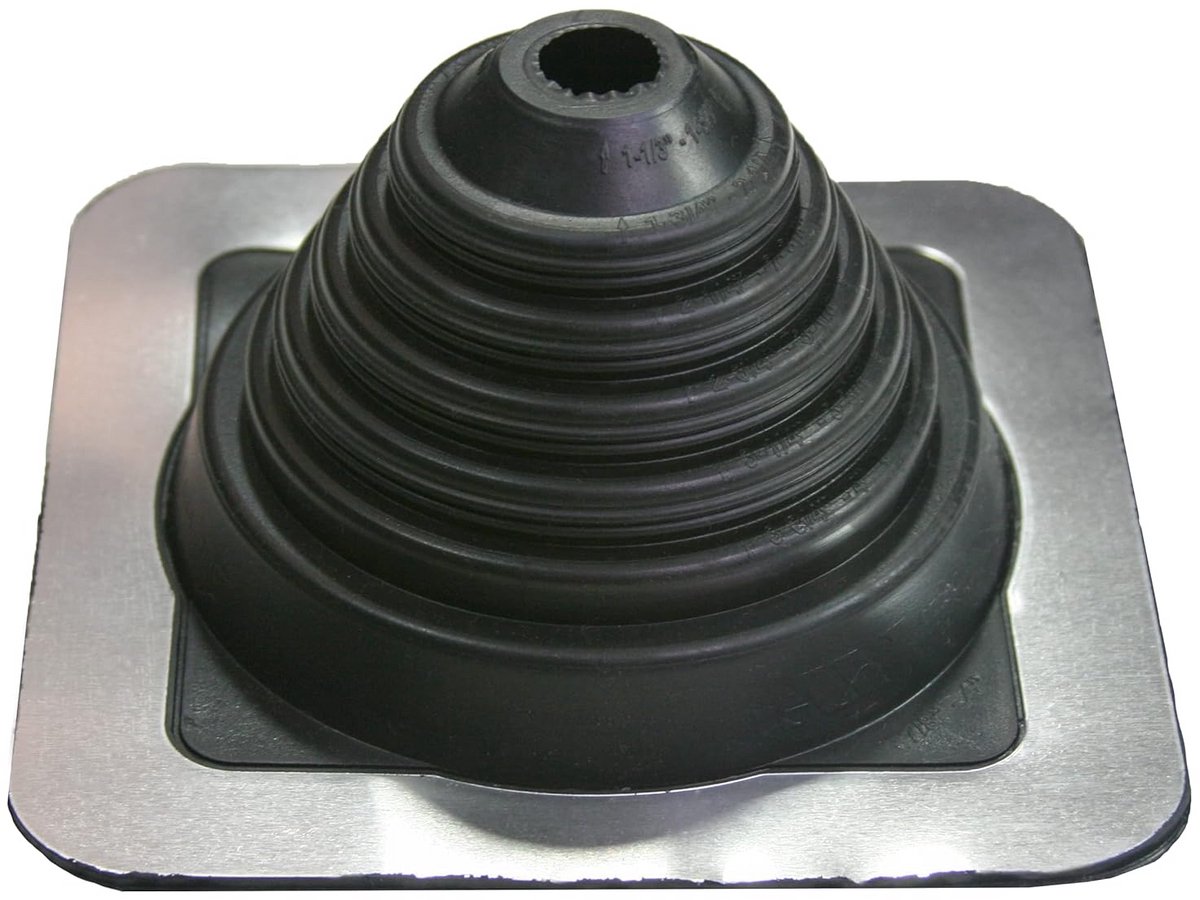 Waterdichte Dakdoorvoer voor Ventilatiepijpen en Leidingen tot 101 mm - Flexibel EPDM