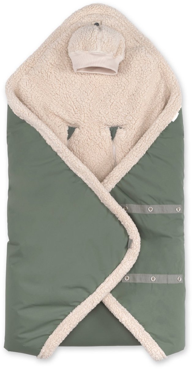 BEMINI Voetenzak - Biside 0-12m - Warm en beschermd - Green