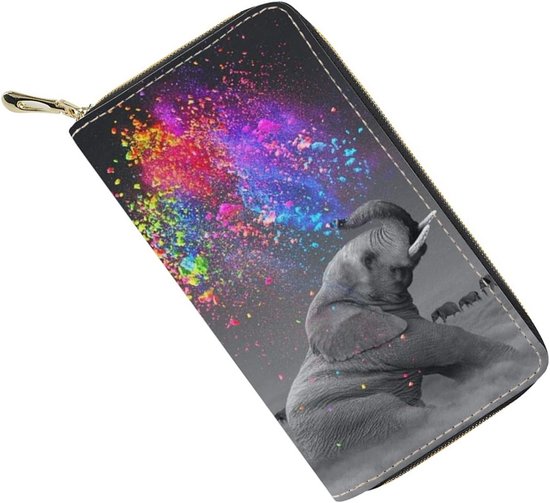 Ketting Portemonnee met Figuretta Cardprotector Hunterleer - Barneys Leather