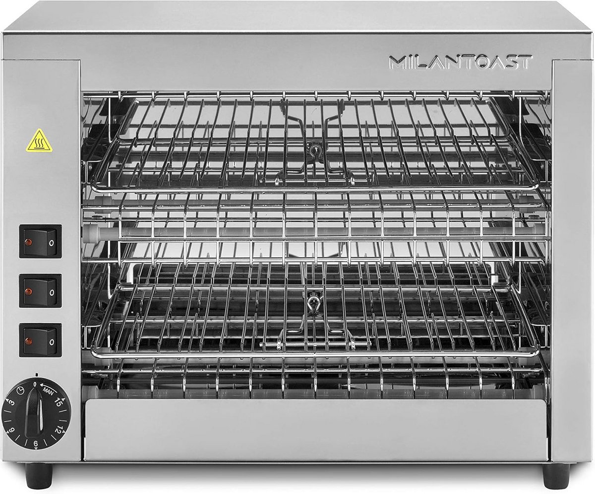 Professionele Dubbele Kwartsoven met 6 Tongs voor Ideale Bakresultaten