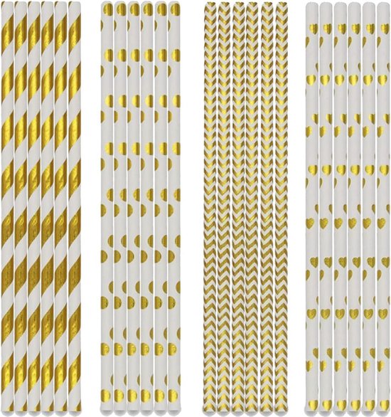 Groene Papieren Rietjes (6mm x 200mm) - Pakket van 500