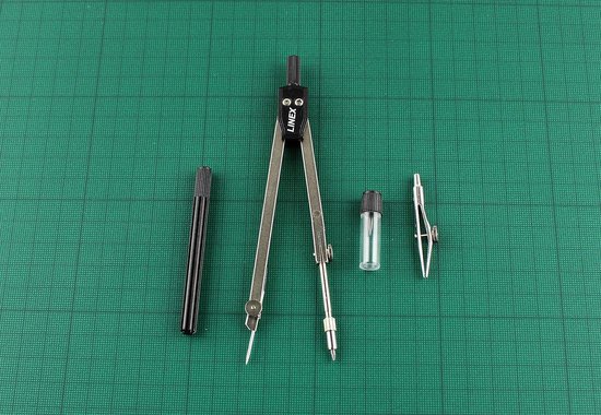3-delige Precisie Passer Set met Kniegewricht en Penhouder voor Tekenen ...