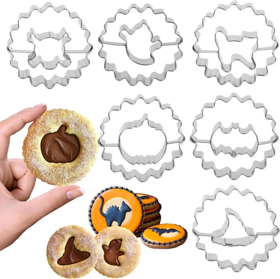 Allecto Plus - Set van 8 dinosauriër koekjesvormen voor fondant, donuts en taartdecoratie