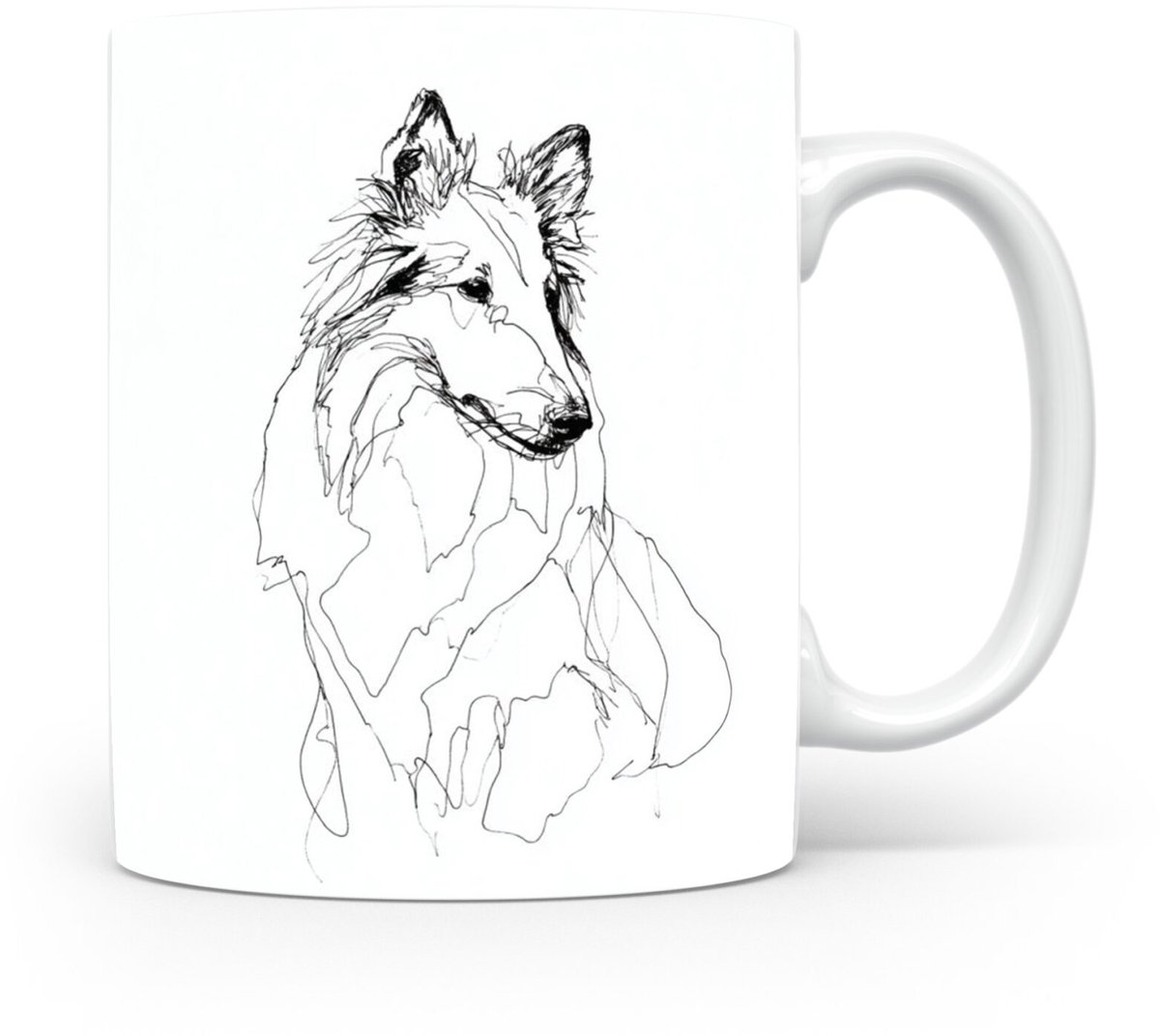 Beker Schotse Collie (Rough Collie)
