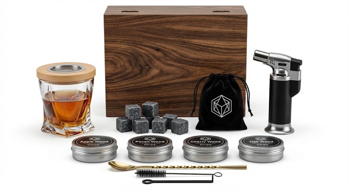 Ein Whisky Smoker Set - geräuchert nicht gerührt