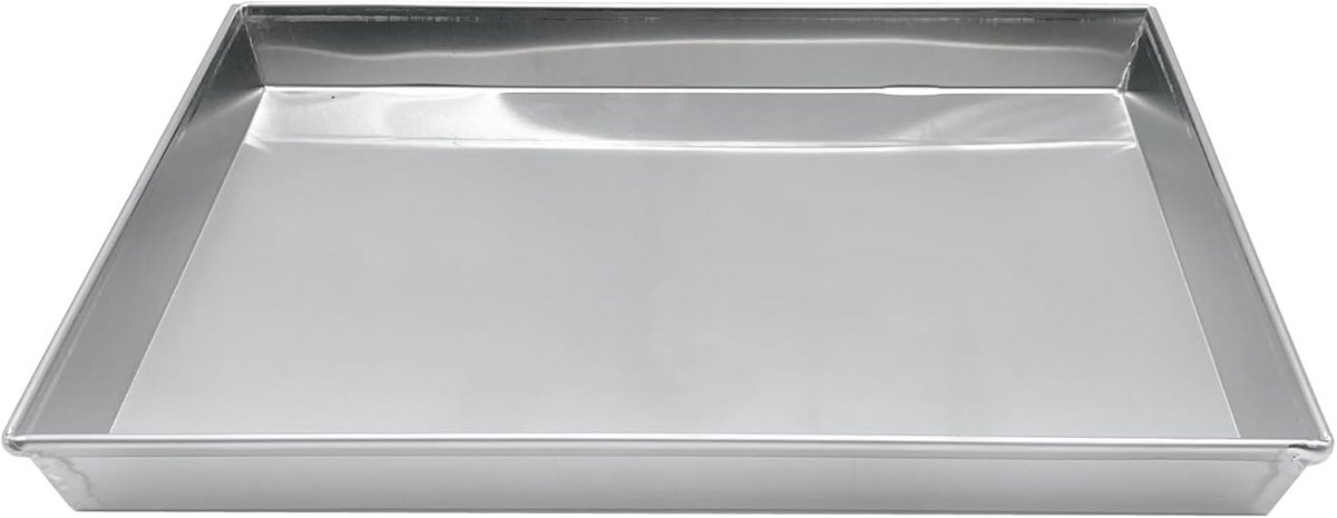 Rechthoekige Aluminium Legering Bakplaat met Rand voor Grill en Oven