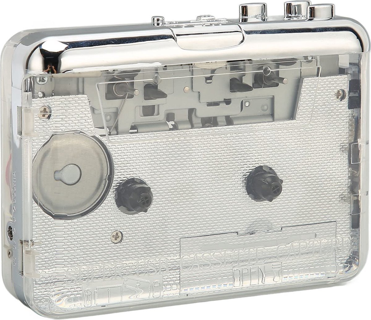 Stunq® Draagbare Retro Cassettespeler met FM-Radio en MP3 Conversie Mogelijkheid