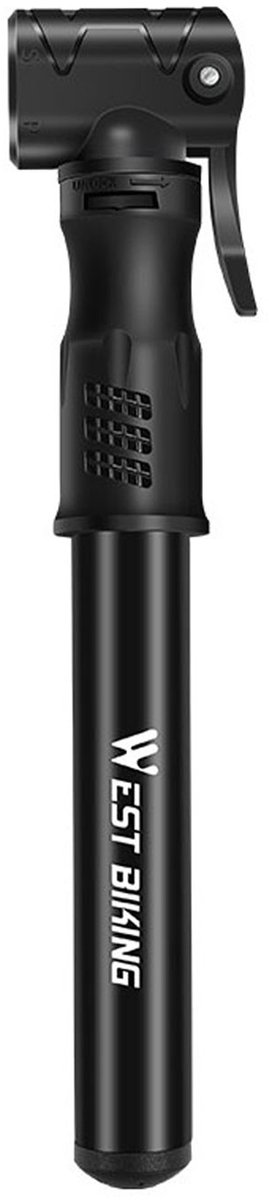 STILVORA Minipompen - Universele Mini Fietspomp Met Presta & Schrader Ventielen En Framebeugel - Aluminiumlegering - Zwart — afbeelding 2