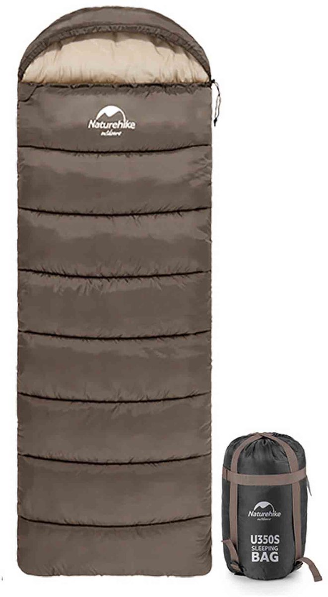 Naturehike ENVELOPE STYLE slaapzak met capuchon U350S (grijs)