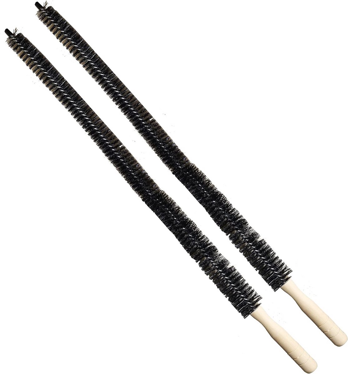 Flexibele Borstelset voor Reiniging Drogerpluis en Koelspiraal - 2 Stuks