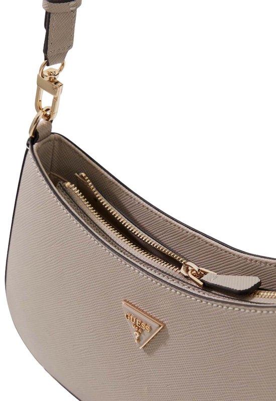 GUESS sac à épaule Noelle II Top Zip Shoulder Bag Taupe