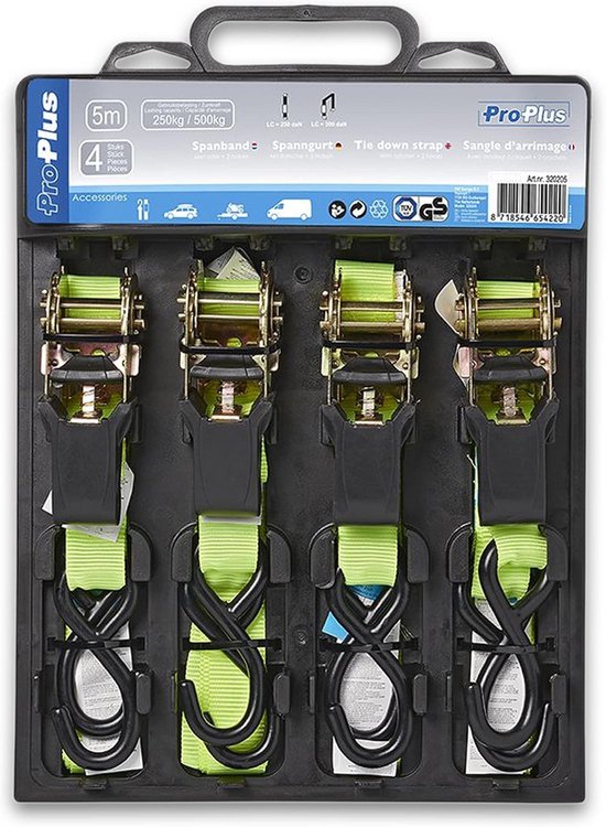 10 stuks 5000kg 8m spanbanden met ergo ratel en haken lange hefboomratel sjorband 2-delig spanband vrachtwagen sjorbanden 50mm TÜV/GS