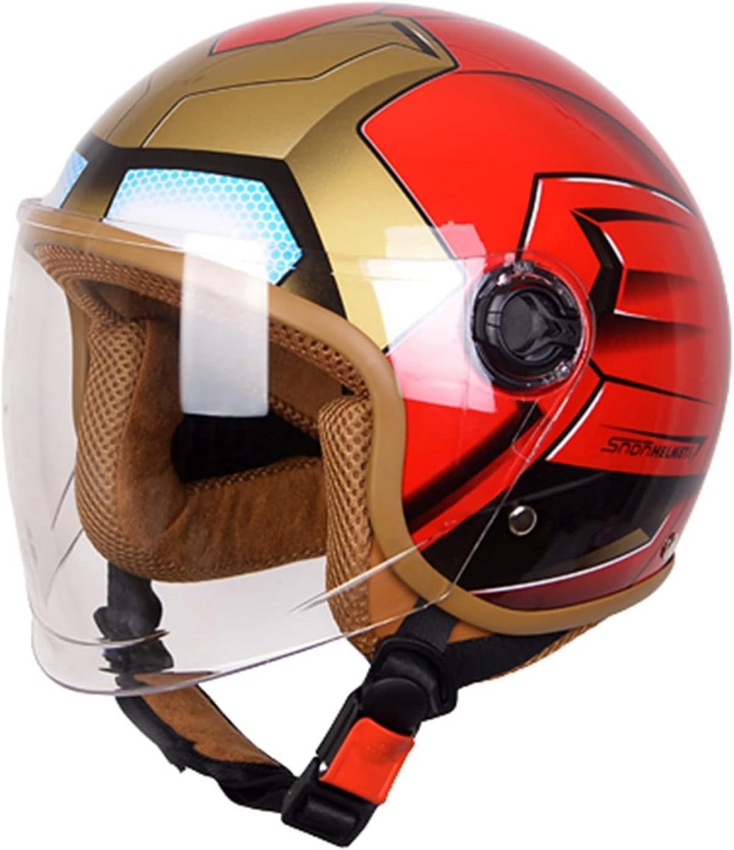 Kinder Jet Motorhelm ECE Goedgekeurd voor Scooter en Motorfiets