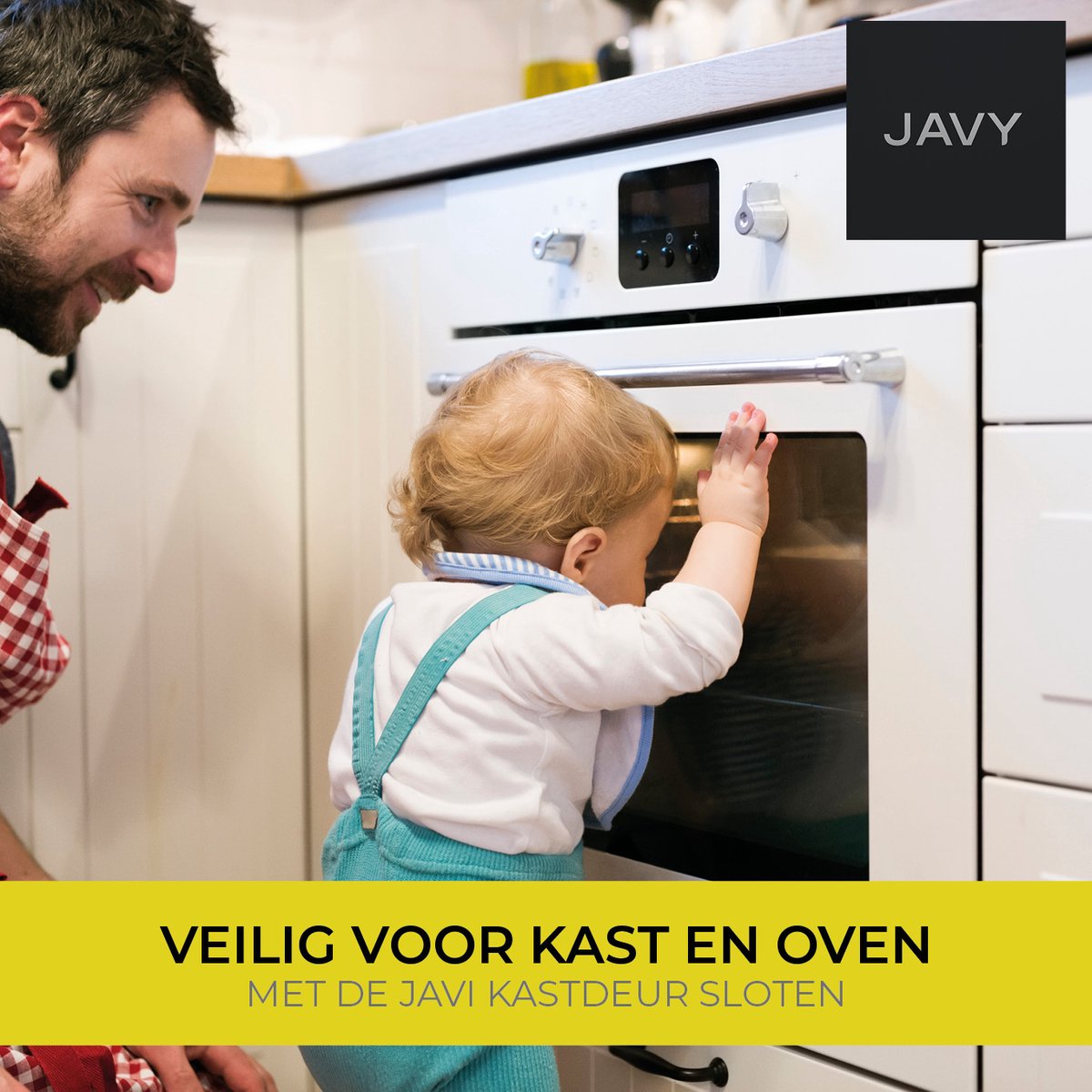 JAVY Magneet Kinderslot – 12x Kastsloten + 3 Extra Veiligheidssloten | Magnetisch Kinderslot Zonder Boren | Keukenkast, WC, Oven & Laden Beveiliging | Baby Proof Cabinet Locks Set – foto 6