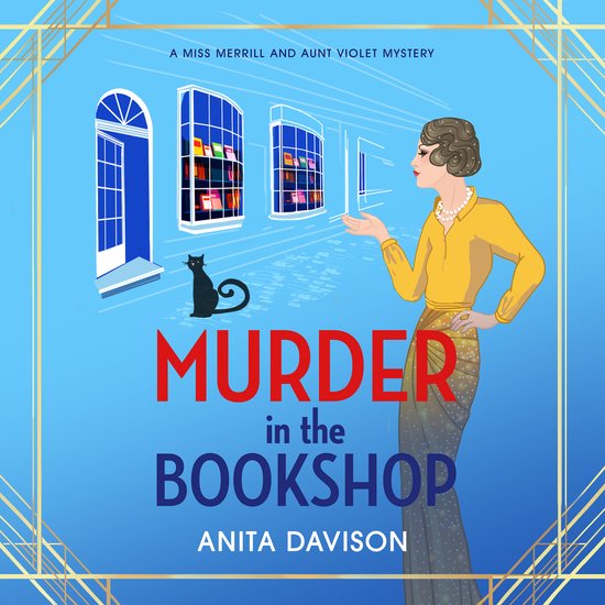 Miss Merrill and Aunt Violet Mysteries1- Murder in the Books ... - cover