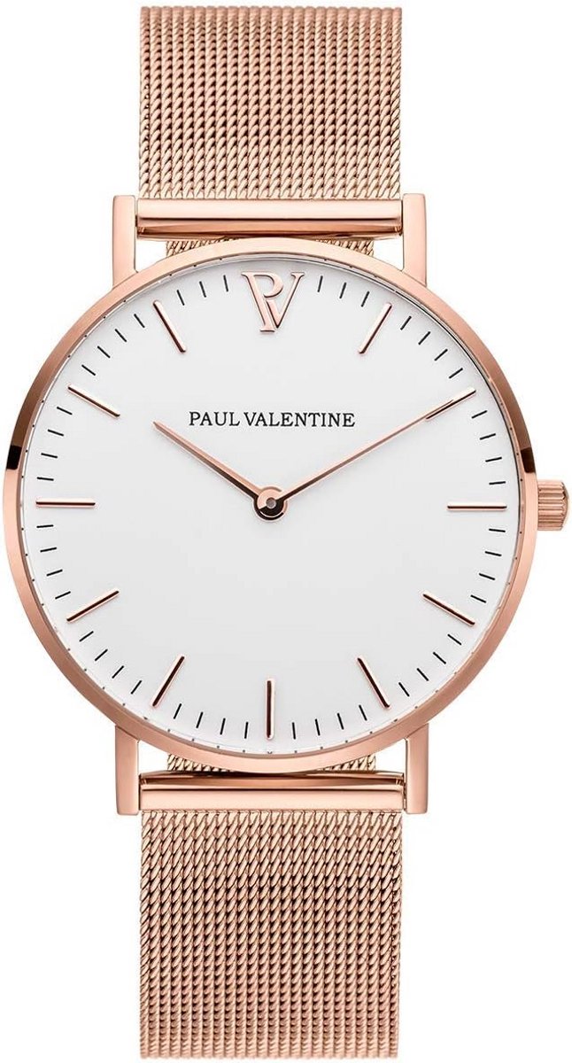Dameshorloge Roségoud Mesh Band - Stijlvol Quartz Horloge met Metalen Wijzerplaat