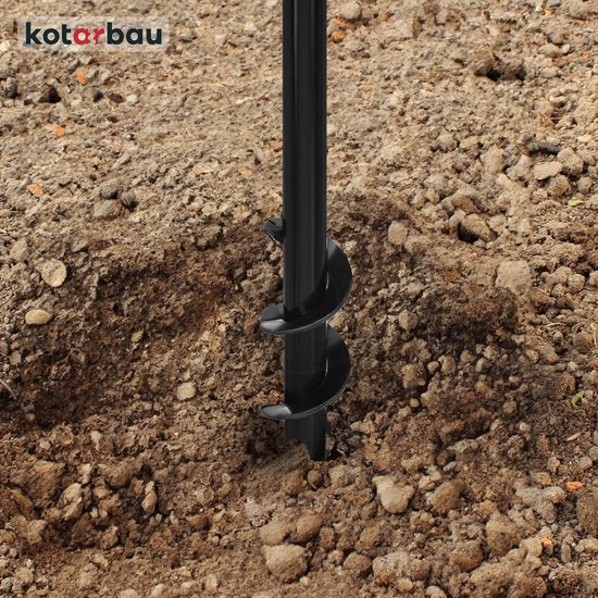 Handgrondboor diameter 50 mm, 115 cm lengte, metaal met kunststof handgreep van Merkloos	 — afbeelding 4